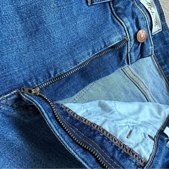 Madewell Curvy High Rise Skinny Jeans Wendover Wash Blue Denim - Size 27 - Picture 9 of 16